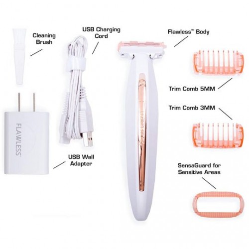 Flawless Body Hair Remover Painless USB Rechargeable Fast Hair Removing Machine |image