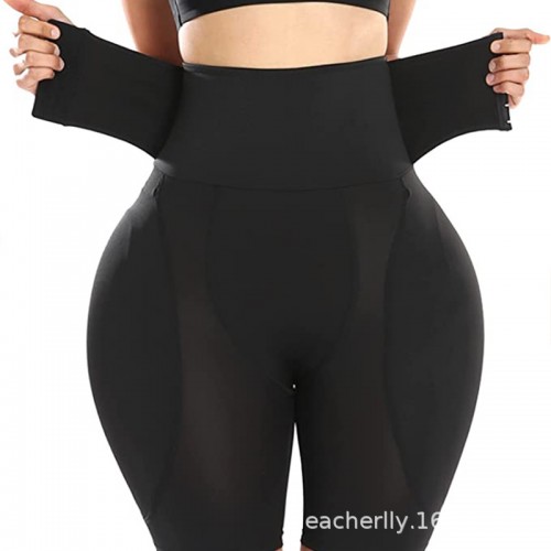 Butt Hip Pads Enhancer Upgraded Sponge Padded Butt Lifter Panties Shapewear-Black |image