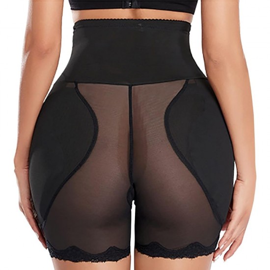 Shapewear Tummy Control Padded Underwear Fake Hips-Black |image