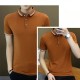 Men's Polo Brown Color T-Shirts & Short Sleeve |image