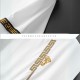 Luxury Style Men's White & Gold Tracksuit |image