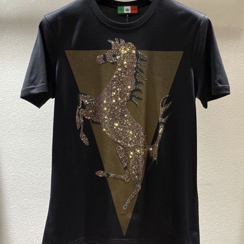 Men's Mercerized Cotton Short Sleeve O-Neck T-Shirt |image