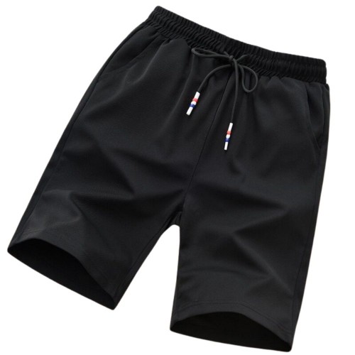 Men's Golf Shorts Stretch Chino Lightweight Half Pants - Black |image