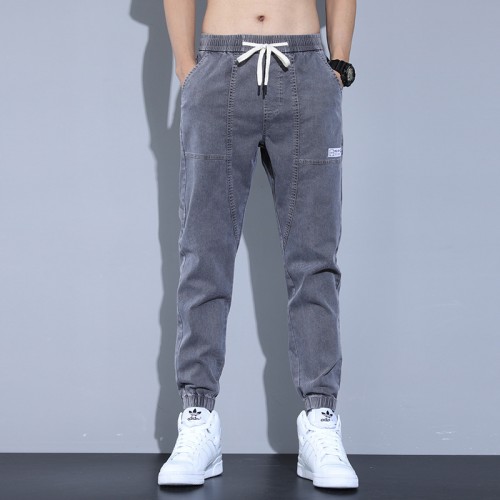High-Quality Loose Thick Cargo Jogger Pants - Grey |image