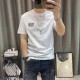Luxury Style Korean Version High-Quality Casual T-Shirt - White |image