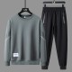  Stylish Men's Tracksuit Casual & Sporty Two-Piece Set - Grey |image