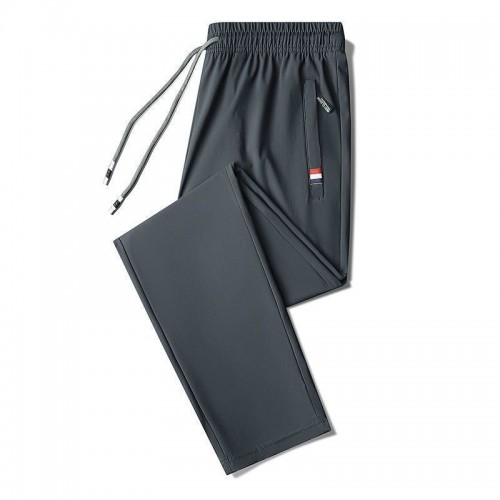 Men's Sweatpants Sportswear Elastic Waist Casual Cotton - Dark Grey |image