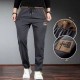 Men's Casual Loose Pencil Pants - Dark Grey |image
