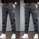 Men's Casual Loose Pencil Pants - Dark Grey |image