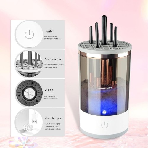 Glo Wash Universal Makeup Brush Cleaner - Fits Any Size |image