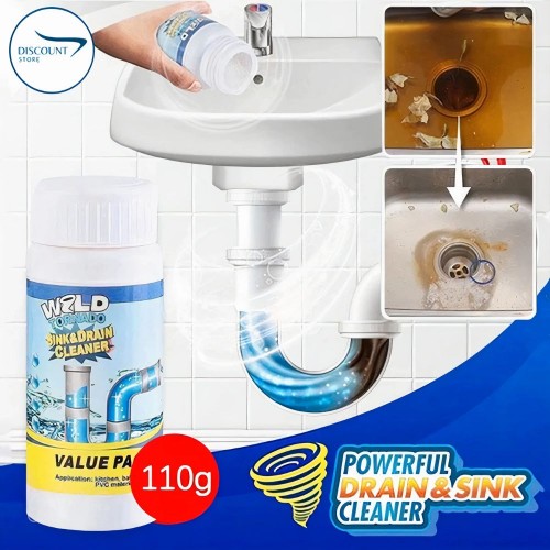 Powerful Sink And Drain Cleaner Chemical Powder Agent For Kitchen Toilet Pipe |image