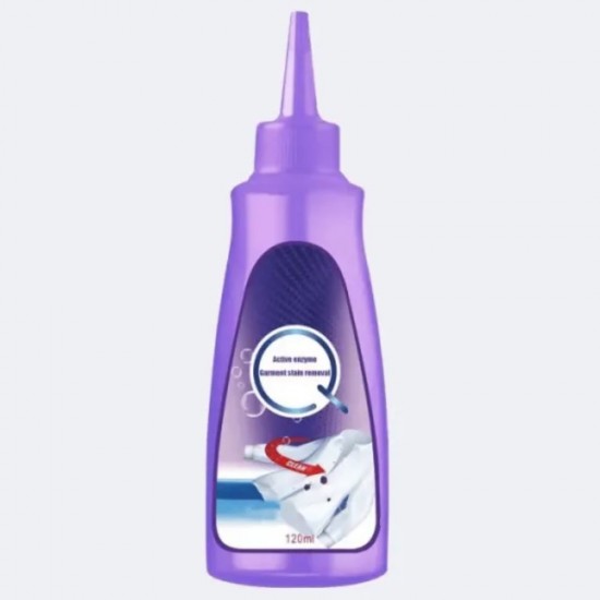 Active Enzyme Laundry Stain Remover 120ml Stubborn Stains Cleaner |image
