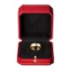 Women's Love Design Diamond Cartier Style Gold Color Titanium Steel Ring |image