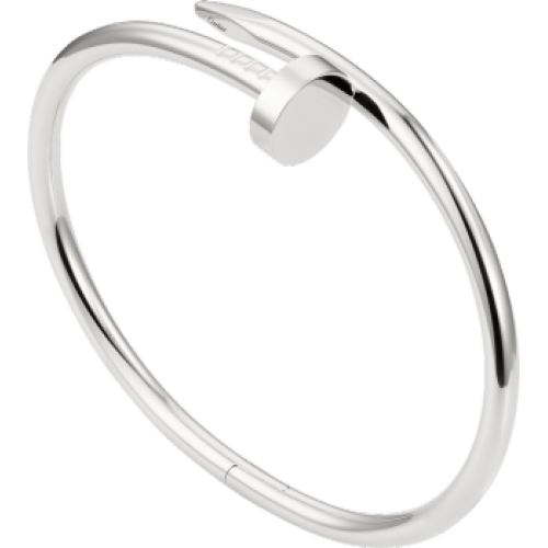 Women's Nail Style Silver Color Titanium Steel Bracelet |image