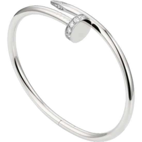 Showing image for Women's Diamond Nail Style Silver Color Titanium Steel Bracelet CCB-12 Women's Diamond Nail Style Silver Color Titanium Steel Bracelet CCB-12 image