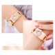 WEIQIN Gold High End Square Diamond Ladies Watch CHD-64G image