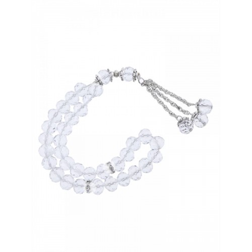 Showing image for Masbaha Unisex Translucent Faceted Crystal Prayer Beads ANM-02 Masbaha Unisex Translucent Faceted Crystal Prayer Beads ANM-02 image