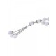 Masbaha Unisex White Chalk Magnesite Prayer Beads ANM-22 image