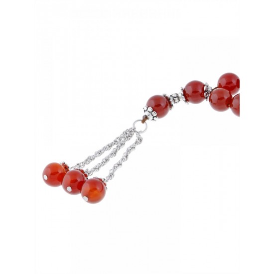 Masbaha Unisex Genuine Agate Gemstone Prayer Beads ANM-05 image