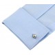 Look Stylish Silver Ball Shape Personalized Fashion Mens French Shirt Silver Cufflinks CFL-04 image