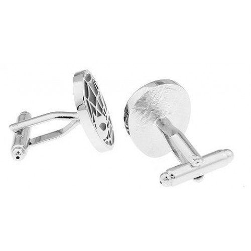 Look Stylish Black Superhero Spider-Man Personalized Fashion Mens Shirt Cufflinks CFL-14 (Black) image