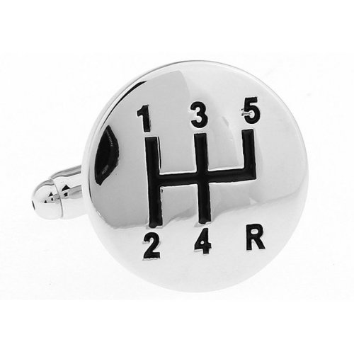 Look Stylish French Shirt Automotive Transmission Gear Shape Cufflinks For Men CFL-23 image