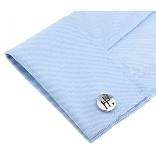 Look Stylish French Shirt Automotive Transmission Gear Shape Cufflinks For Men CFL-23 image