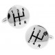 Look Stylish French Shirt Automotive Transmission Gear Shape Cufflinks For Men CFL-23 image