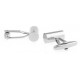 Look Stylish Silver Cylindrical Cufflinks For Mens CFL-41 image