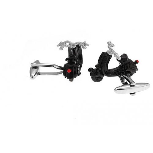 Look Stylish Electric Motorcycle Shape Cufflink For Mens CFL-44 image