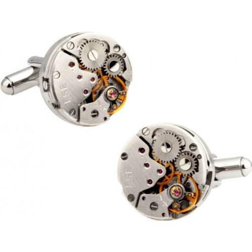Showing image for Look Stylish Retro Mechanical Watch Movements Shape Cufflinks For Mens CFL-56 Look Stylish Retro Mechanical Watch Movements Shape Cufflinks For Mens CFL-56 image
