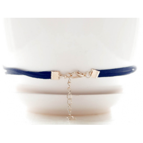 Women Fashion Romantic Pendant Retro Necklace N-14 (Black) image