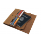 Men's Style Double Layer Card Holder Boarding Long Wallet |image