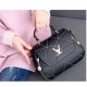 Women Fashion V Small Square Shape Black Color Handbag WB-20BK |image