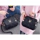 Women Fashion V Small Square Shape Black Color Handbag WB-20BK |image