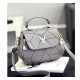 Women Fashion V Small Square Shape Grey Color Handbag WB-20GR |image