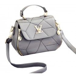 Women Fashion V Small Square Shape Grey Color Handbag WB-20GR 