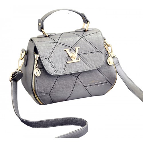 Women Fashion V Small Square Shape Grey Color Handbag WB-20GR |image